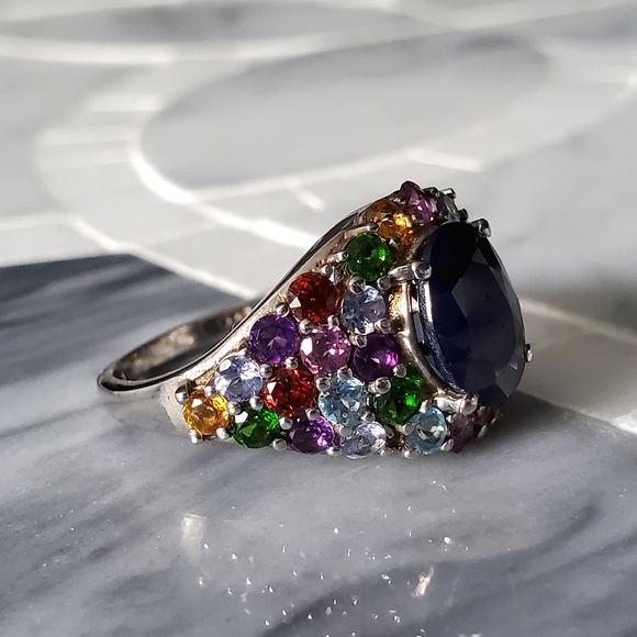 Sloane • Sapphire & Multi Gem Ring - Picture 5 of 10